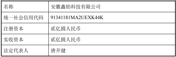 安徽鑫铂铝业股份有限公司关于公司为子公司提供担保的进展公告